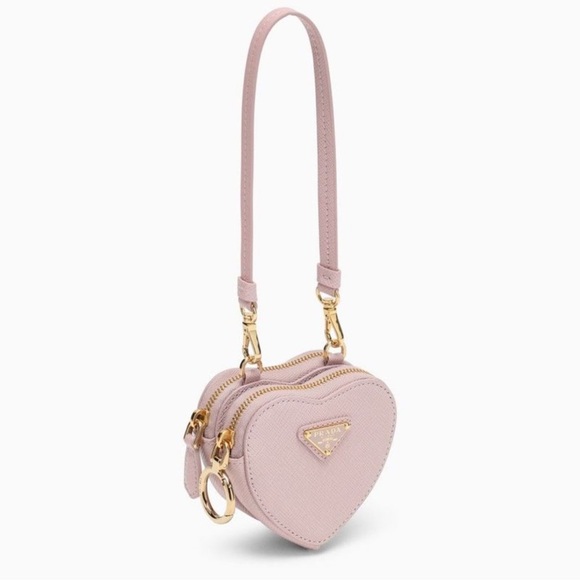 PRADA  Heart Leather mini pouch - Picture 3 of 11